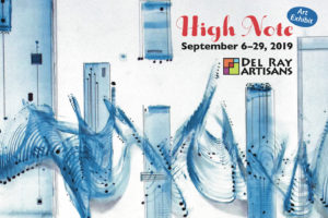 High Note art exhibit postcard (front)