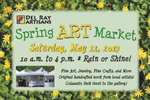 Spring Art Market postcard