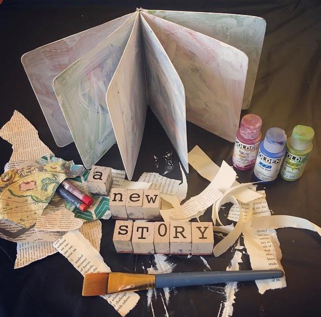 Create a New Story: Altered Book Workshop - instructor Jackie Tury