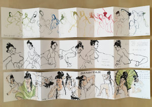 Drawings by Katherine Rand from DC Art Model Collective sessions