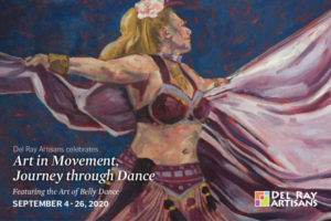 Art in Movement exhibit postcard
