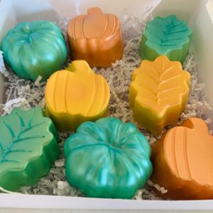Fall-themed soaps
