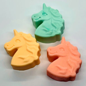 Unicorn soaps by Suzan Ok