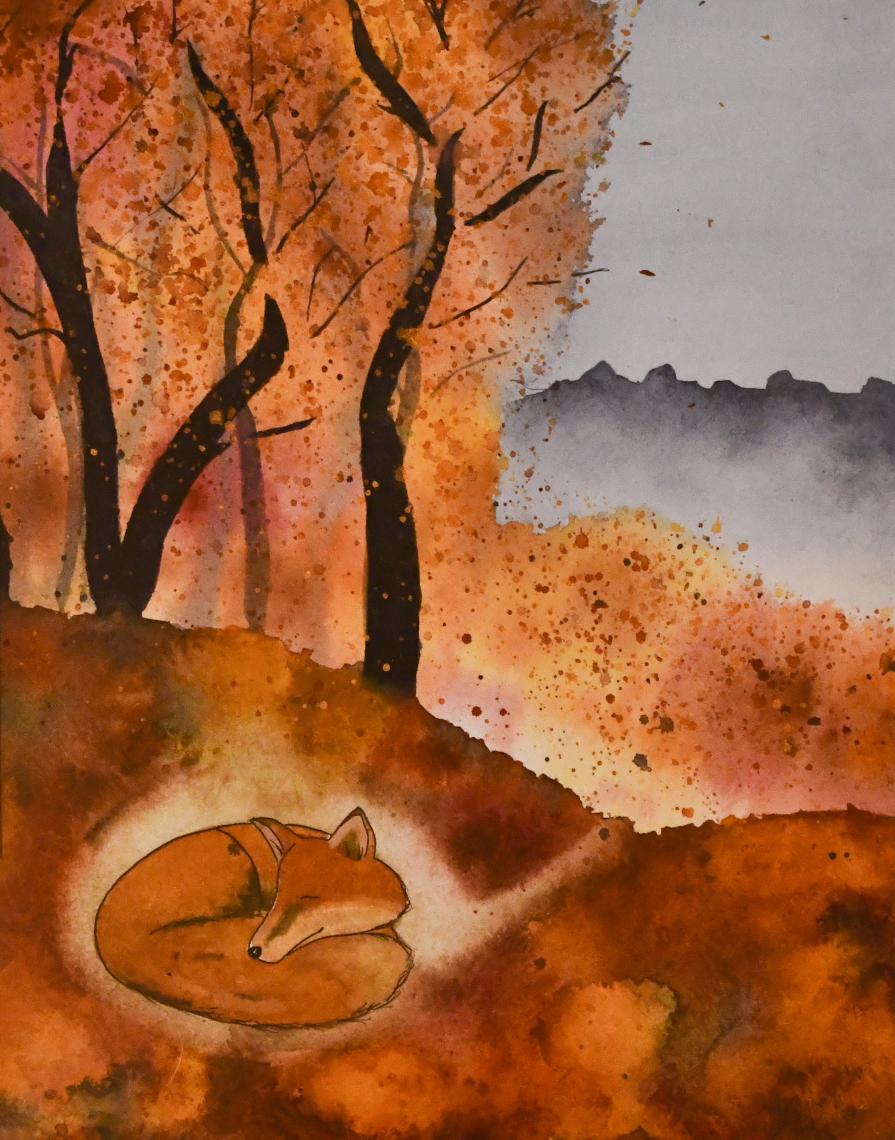 Sleeping Fox by Leah Boynton
