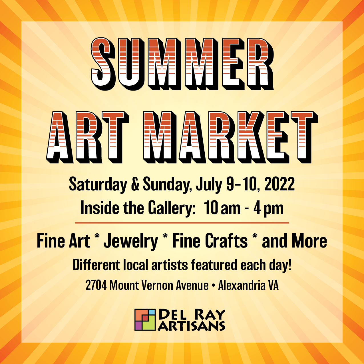 Summer Art Market (July 9-10, 2022)