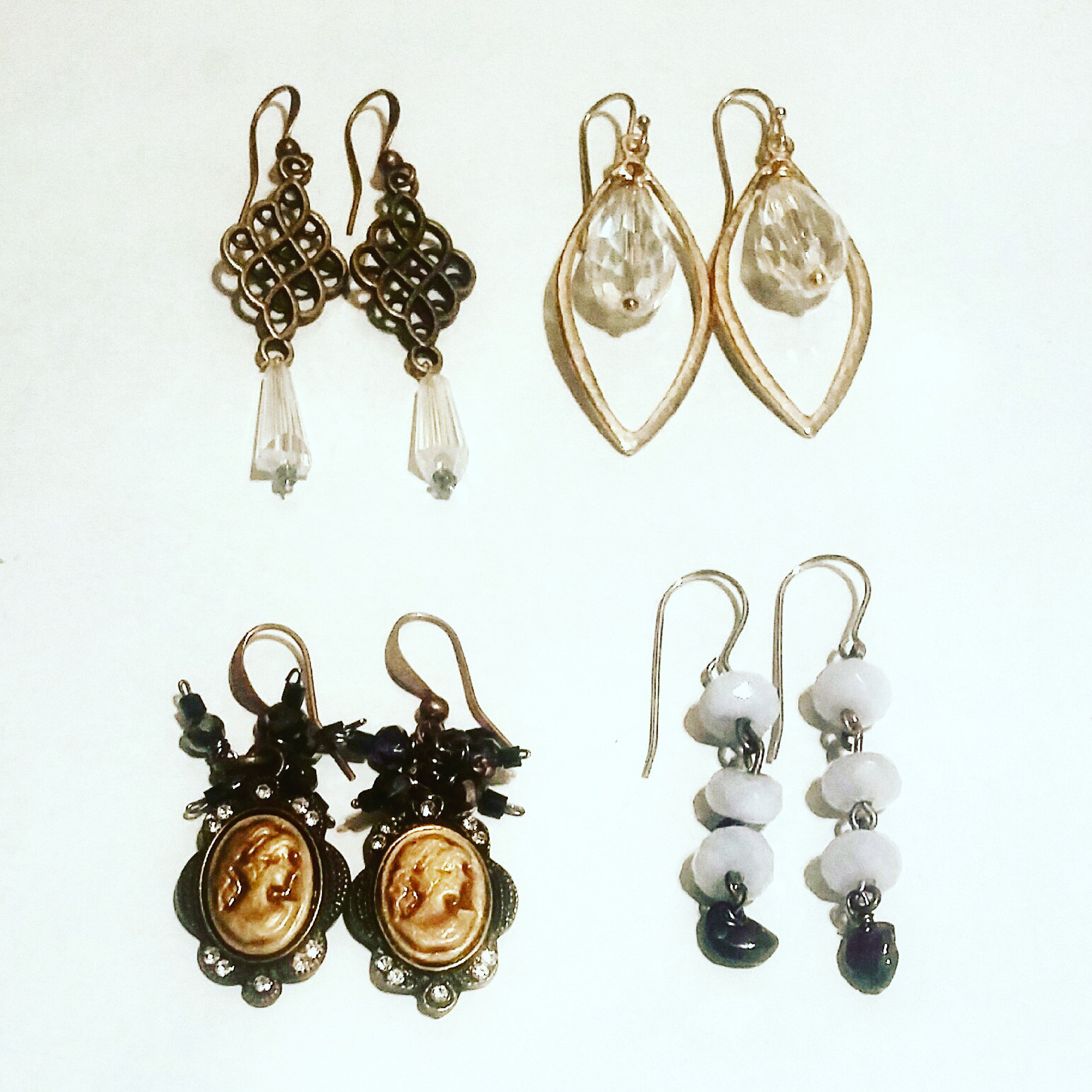 Victorian-inspired earrings by Y'vonne Page-Magnus