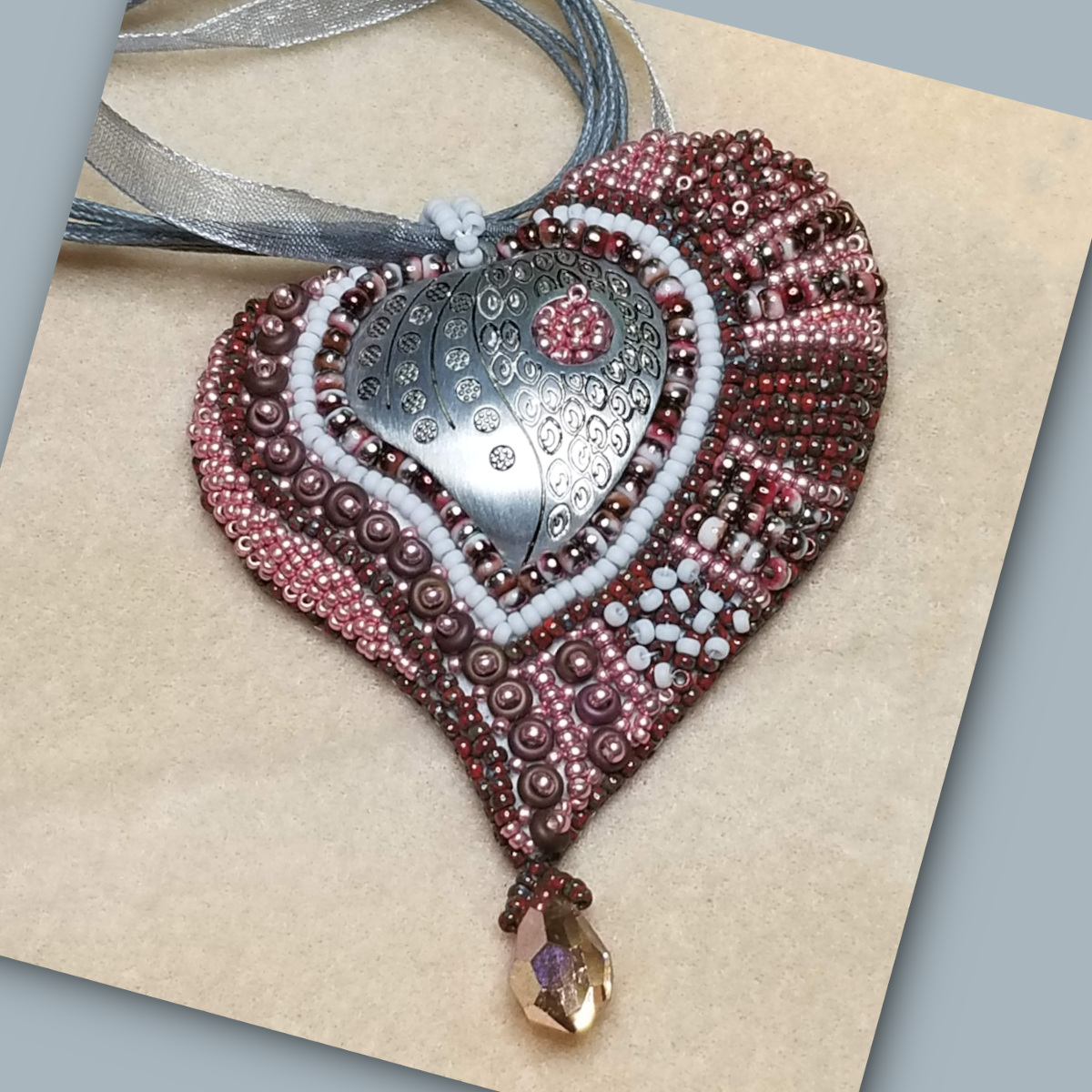 Heart pendant by Amy Castine