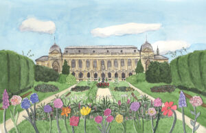 Jardin des Plantes, Paris (watercolor) by Alexandra Schmeling