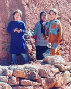 Moroccan Amazigh girls in the High Atlas Mountains (Photo by Arielle Kouyoumdjian)