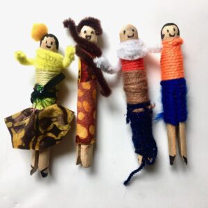 Guatemalan worry dolls / Muñecas de preocupación guatemaltecas (Guy Jones)