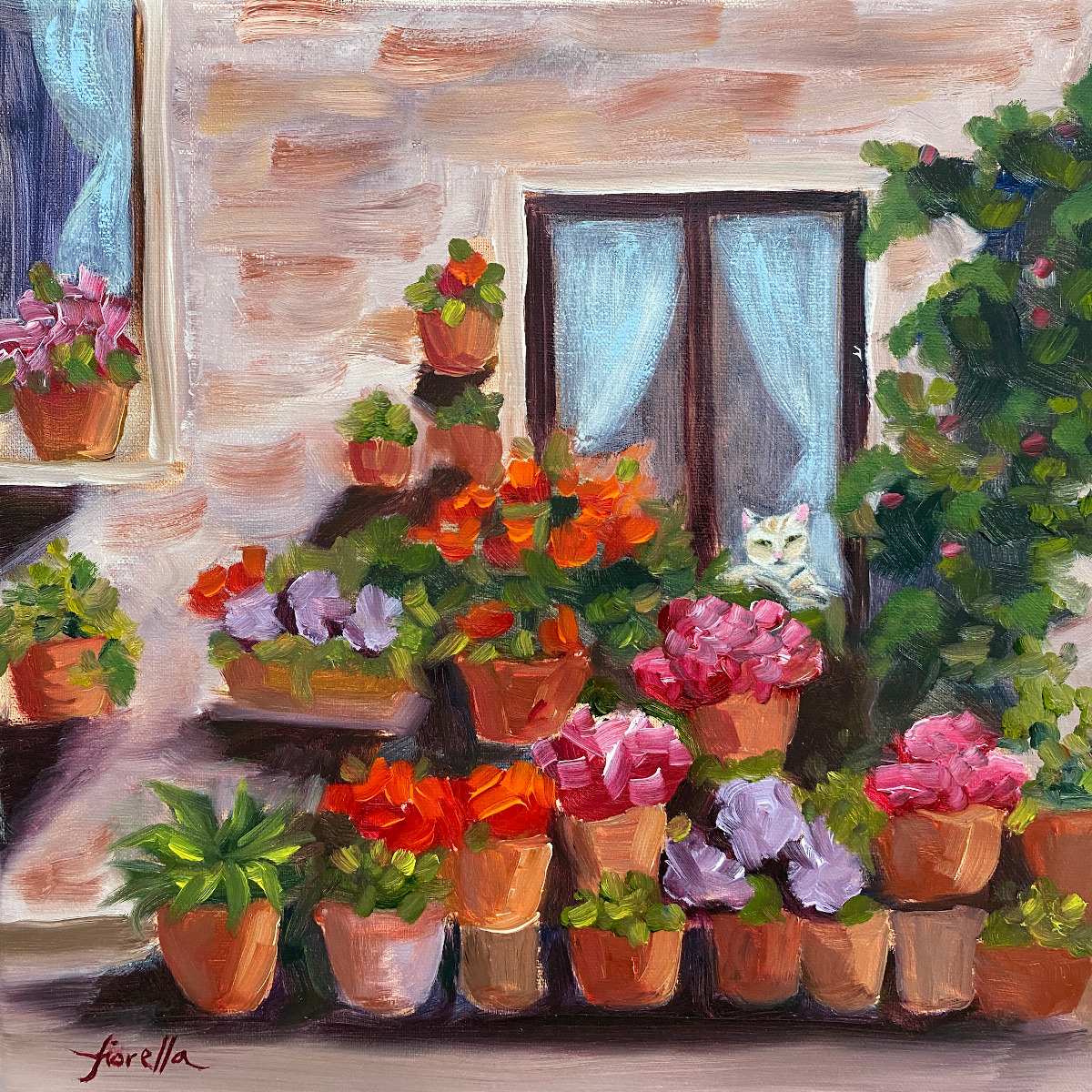 Window Kitty by Maria Fiorella