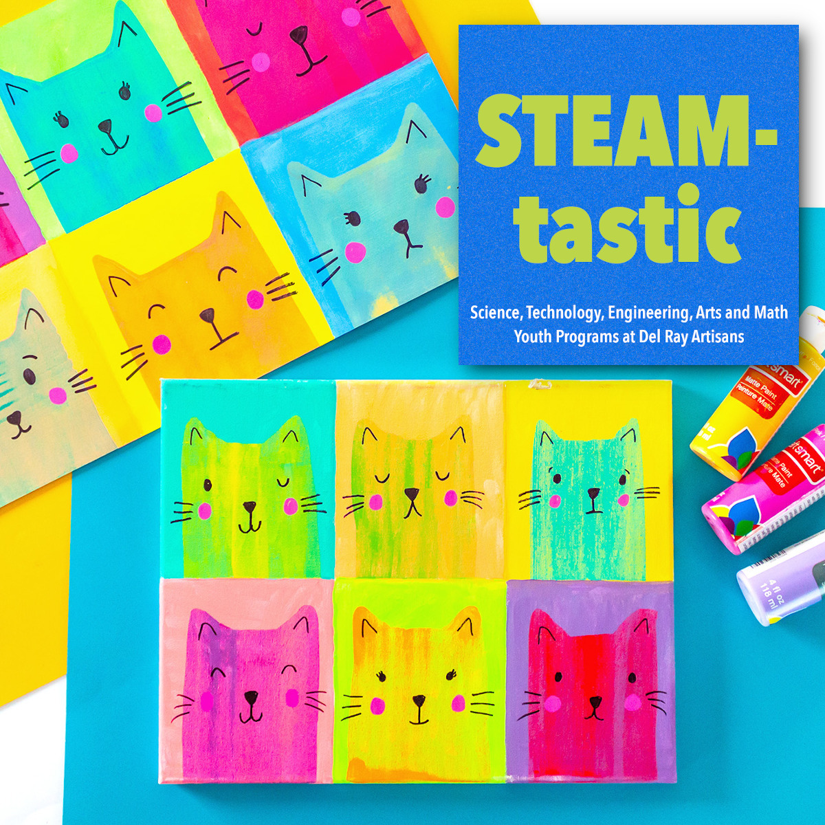 STEAM-tastic: Pop Art Cats