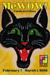 MeWOW: Fabulous Felines postcard (front)