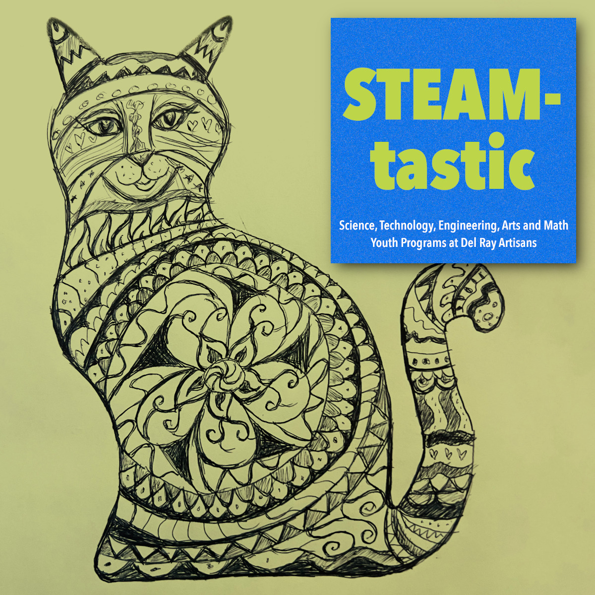 STEAM-tastic: Mandalas and Meows; Instructor Suzan Ok Shumate