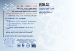 Sing Me a Sea Shanty art exhibit postcard (back)