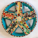 Hubcap Hipster by Joyce Wagner