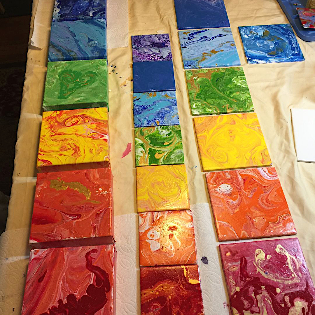 Paint Pours by Ditas Katague