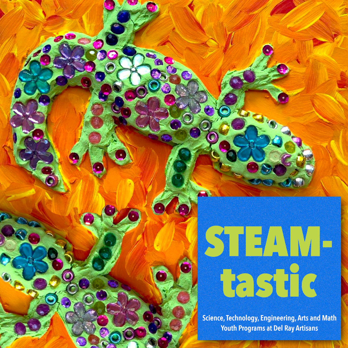 STEAM-tastic: Gaudi Mosaic Lizard Workshop