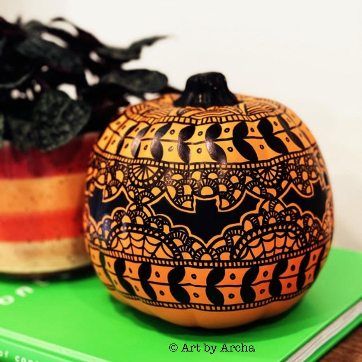 Madhubani Pumpkin by Archa Malhotra