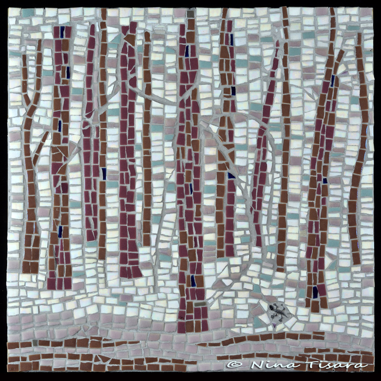 Dancing Vines, mosaic by Nina Tisara