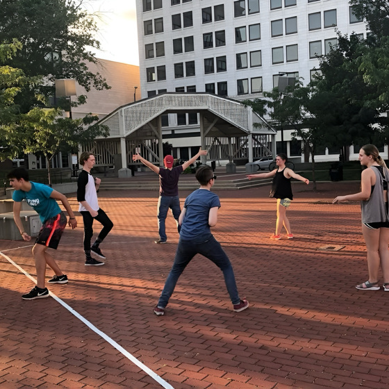 Theatrical Devising and Improv Workshop (Photo by Haddy Kreie)