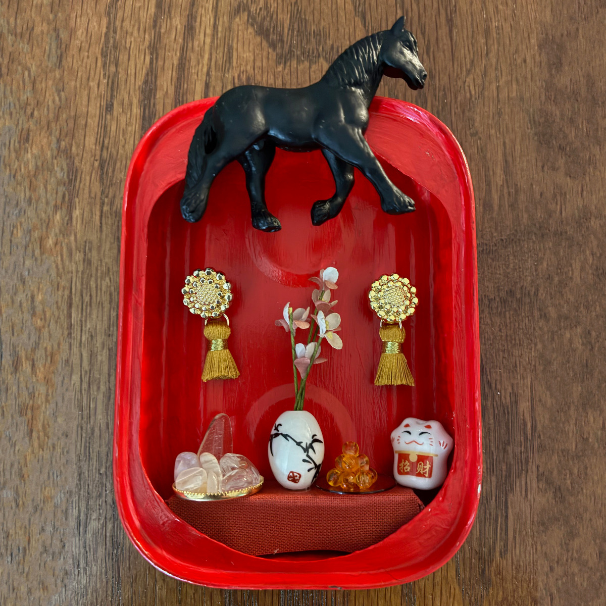 Tiny Lunar New Year Altar by Mallory Henig