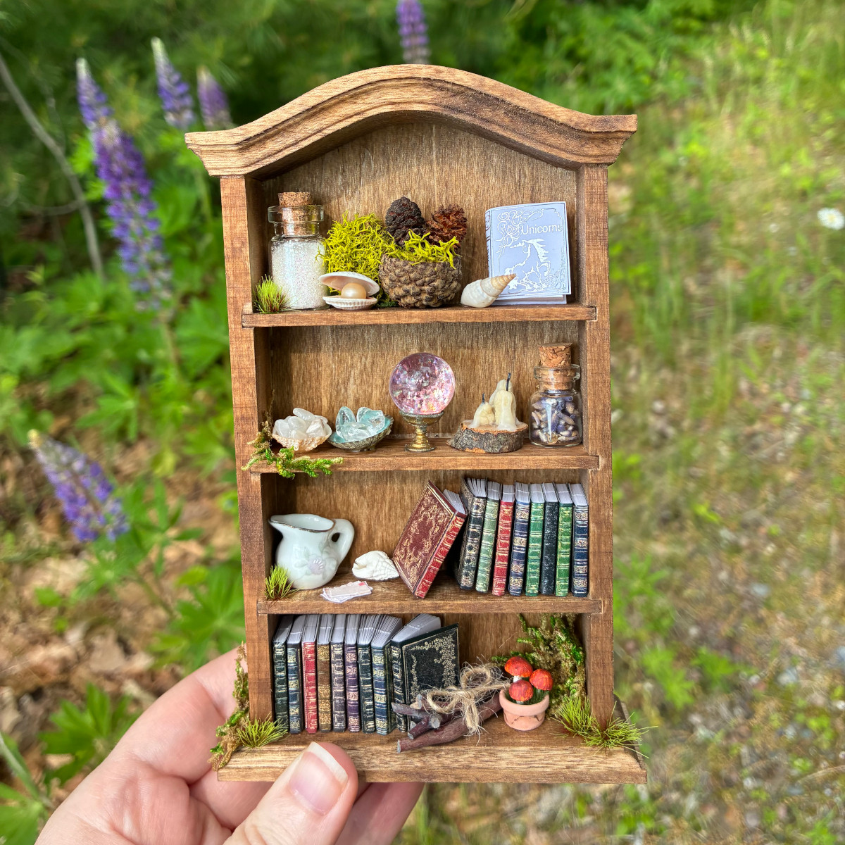 Fairy Bookshelf by Mallory Henig