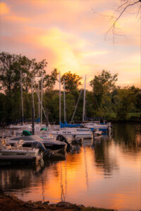 Dangerfield Island Marina by Victoria Barnes