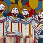 Detail of Killer Clown Quartet by Tiara Safic-Martin