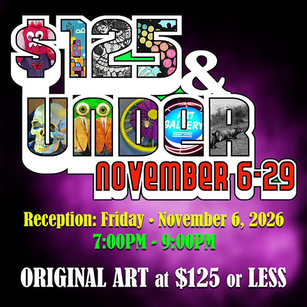 $125 and Under art exhibit