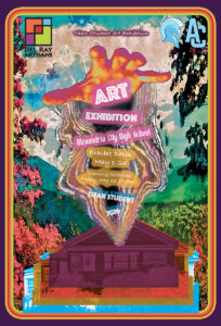 Alexandria City High School 2026 Titan Student Art Exhibition postcard (front)
